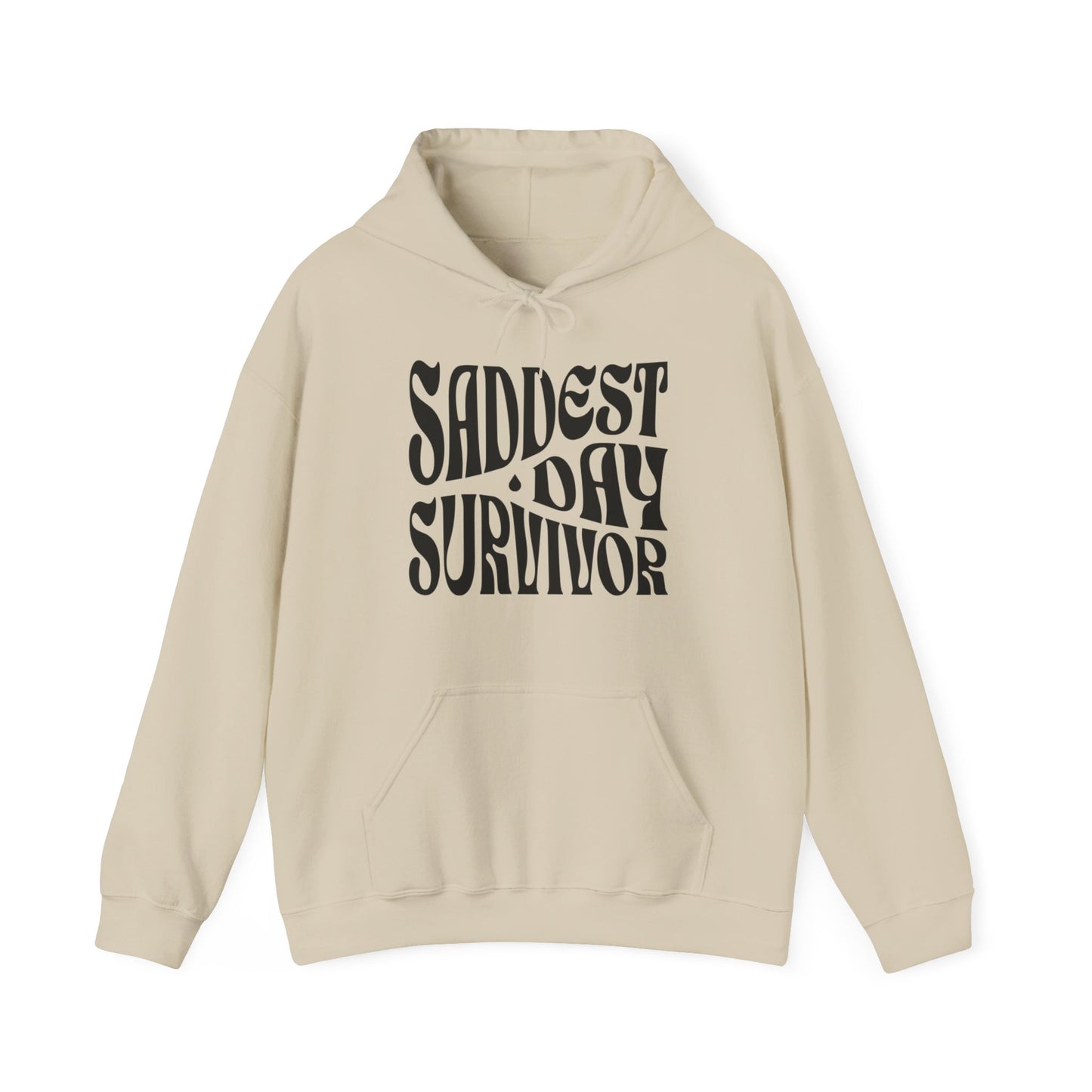 Saddest Day Survivor Unisex Heavy Blend™ Hooded Sweatshirt - Grief, Death, Love, Loss, Mourning