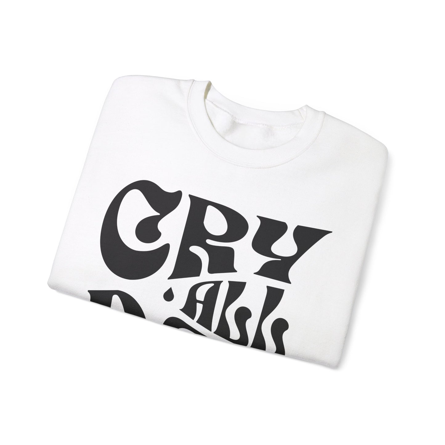 Cry All Day Club Unisex Heavy Blend™ Crewneck Sweatshirt - Grief, Death, Love, Loss, Mourning