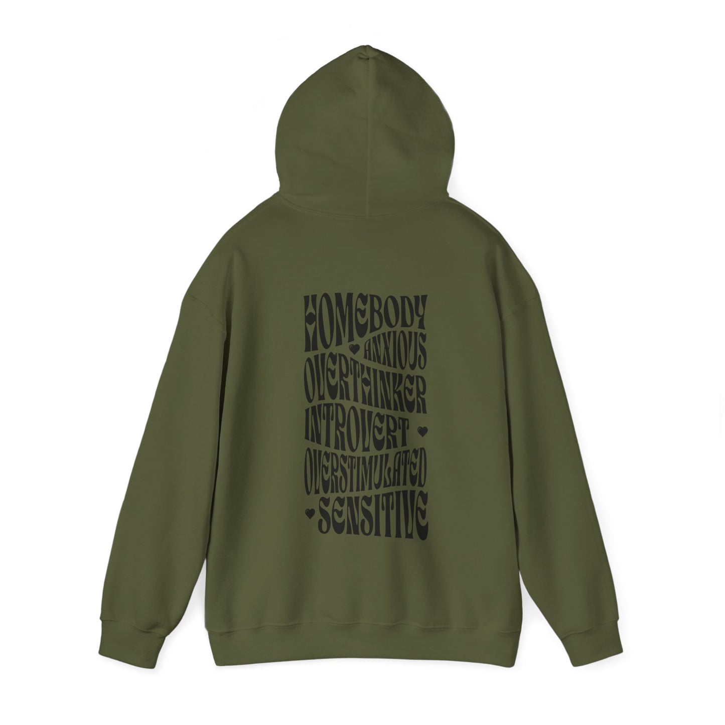 All The Things Unisex Heavy Blend™ Hooded Sweatshirt - Homebody, Anxious, Overthinker, Introvert, Overstimulated, Sensitive