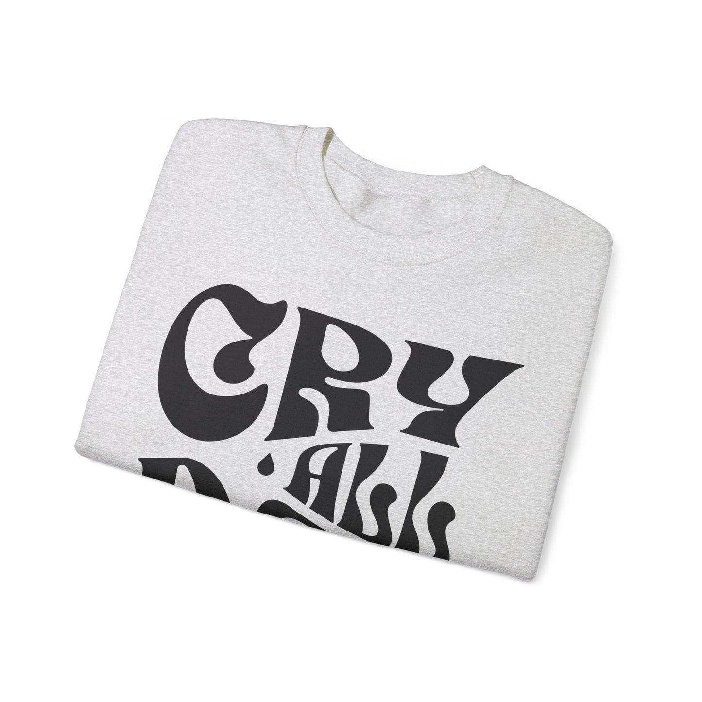 Cry All Day Club Unisex Heavy Blend™ Crewneck Sweatshirt - Grief, Death, Love, Loss, Mourning