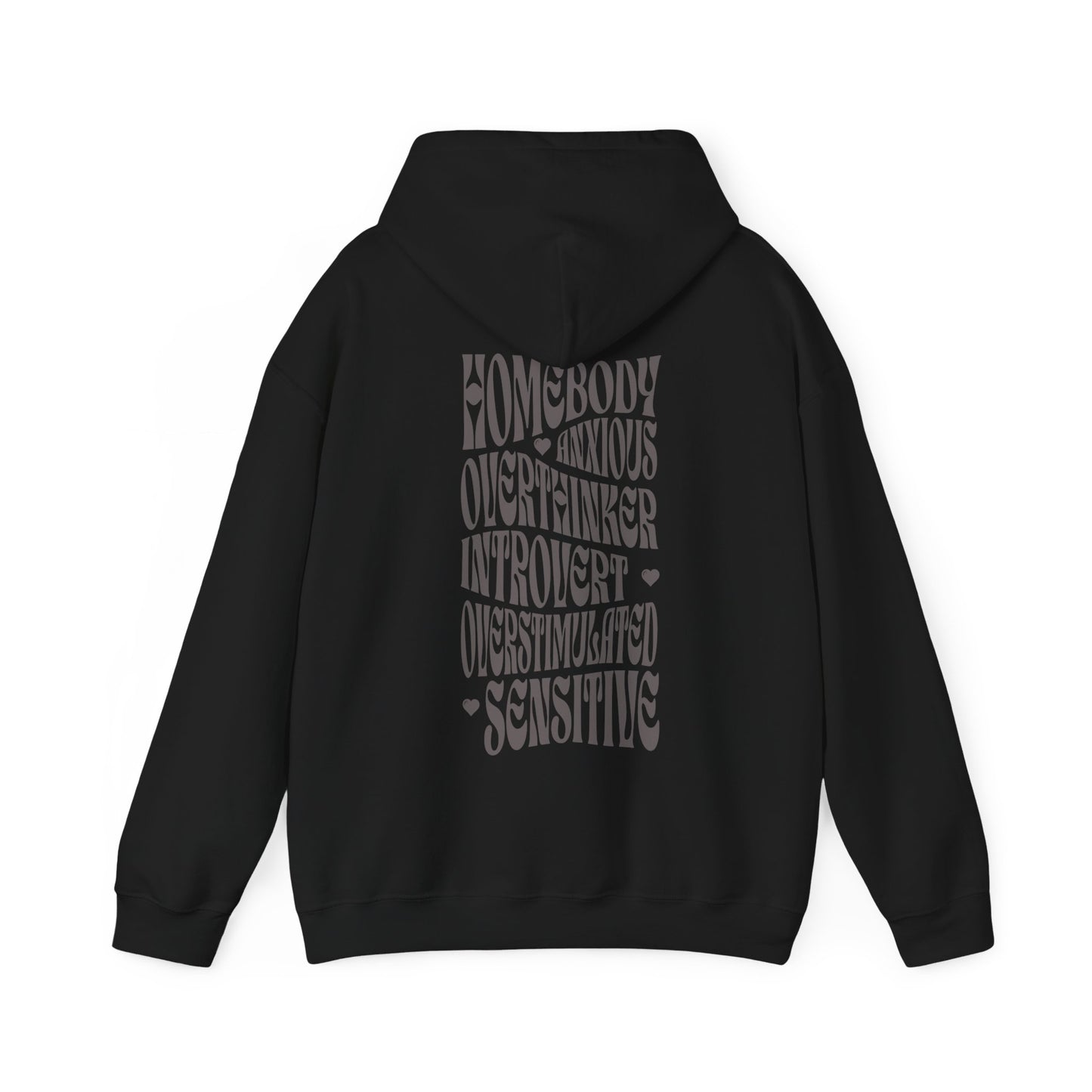 All The Things Unisex Heavy Blend™ Hooded Sweatshirt - Homebody, Anxious, Overthinker, Introvert, Overstimulated, Sensitive