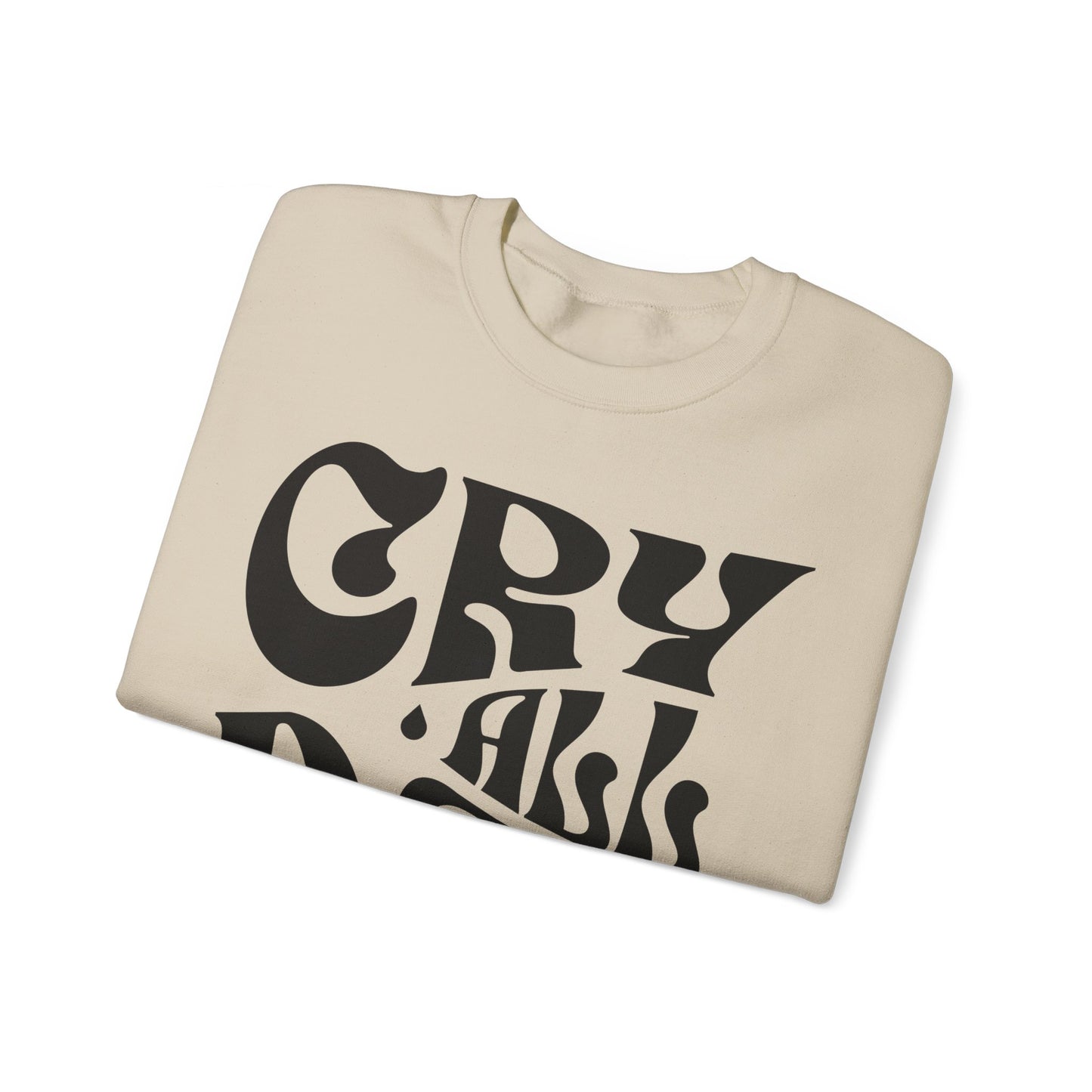 Cry All Day Club Unisex Heavy Blend™ Crewneck Sweatshirt - Grief, Death, Love, Loss, Mourning