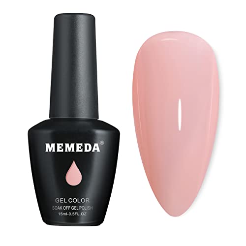 MEMEDA Gel Nail Polish, Neutral Gel Polish, Nude Gel Polish, 0.5 fl oz