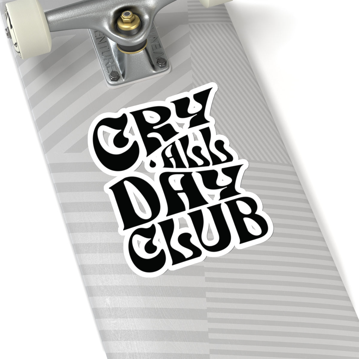 Cry All Day Club Kiss-Cut Sticker - Grief, Death, Love, Loss, Hope