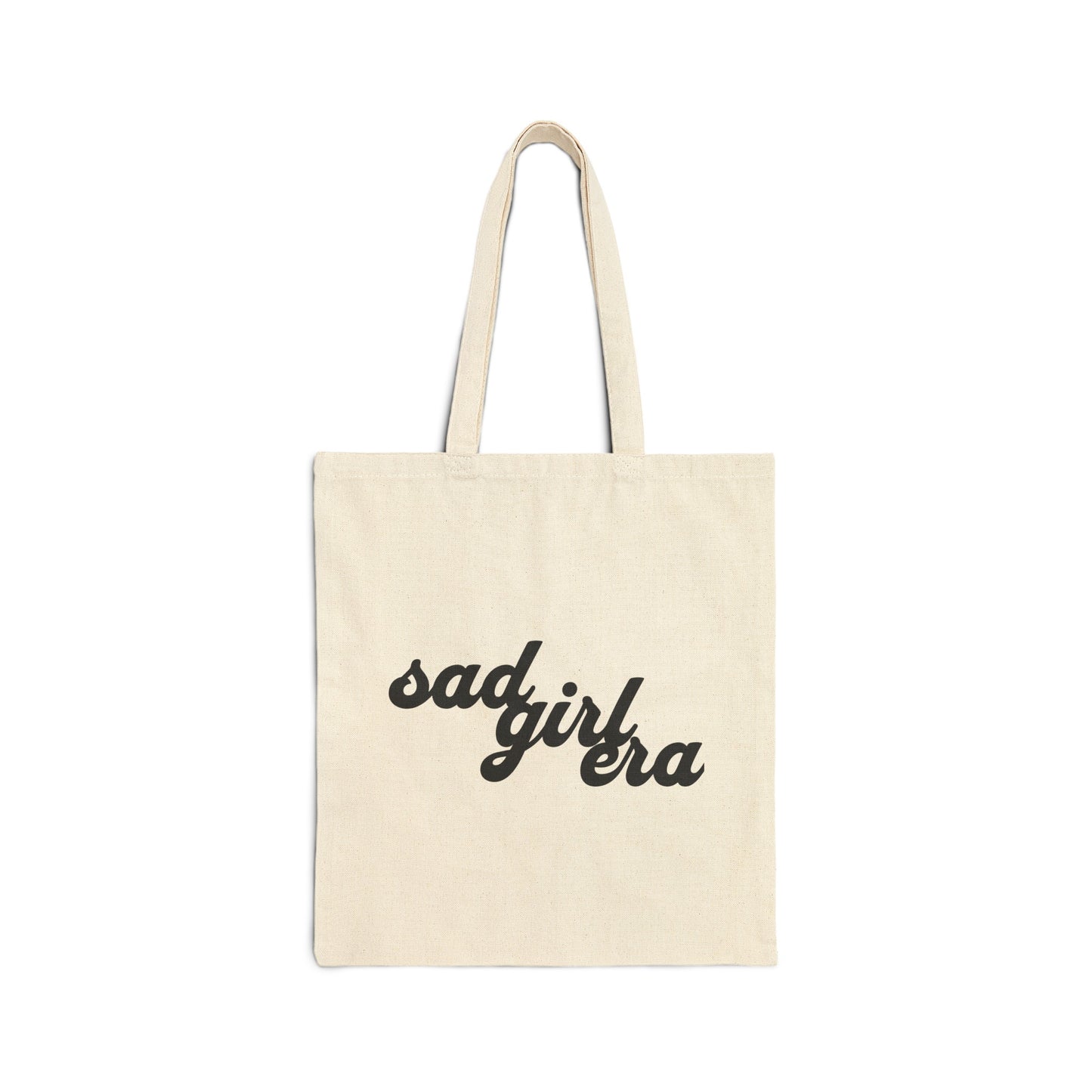 Sad Girl Era Cotton Canvas Tote Bag - Grief, Death, Love, Loss, Hope