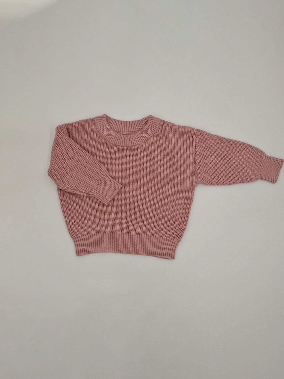 Crew Neck Pullover Cozy Knit Long Sleeve Baby/Kid/Toddler Sweater