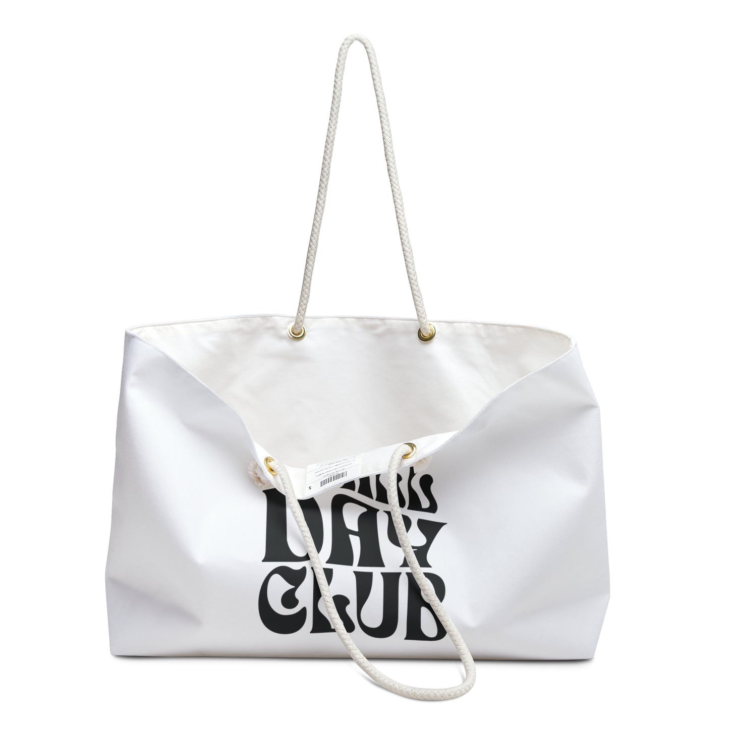 Cry All Day Club Large Oversized Weekender Tote Bag