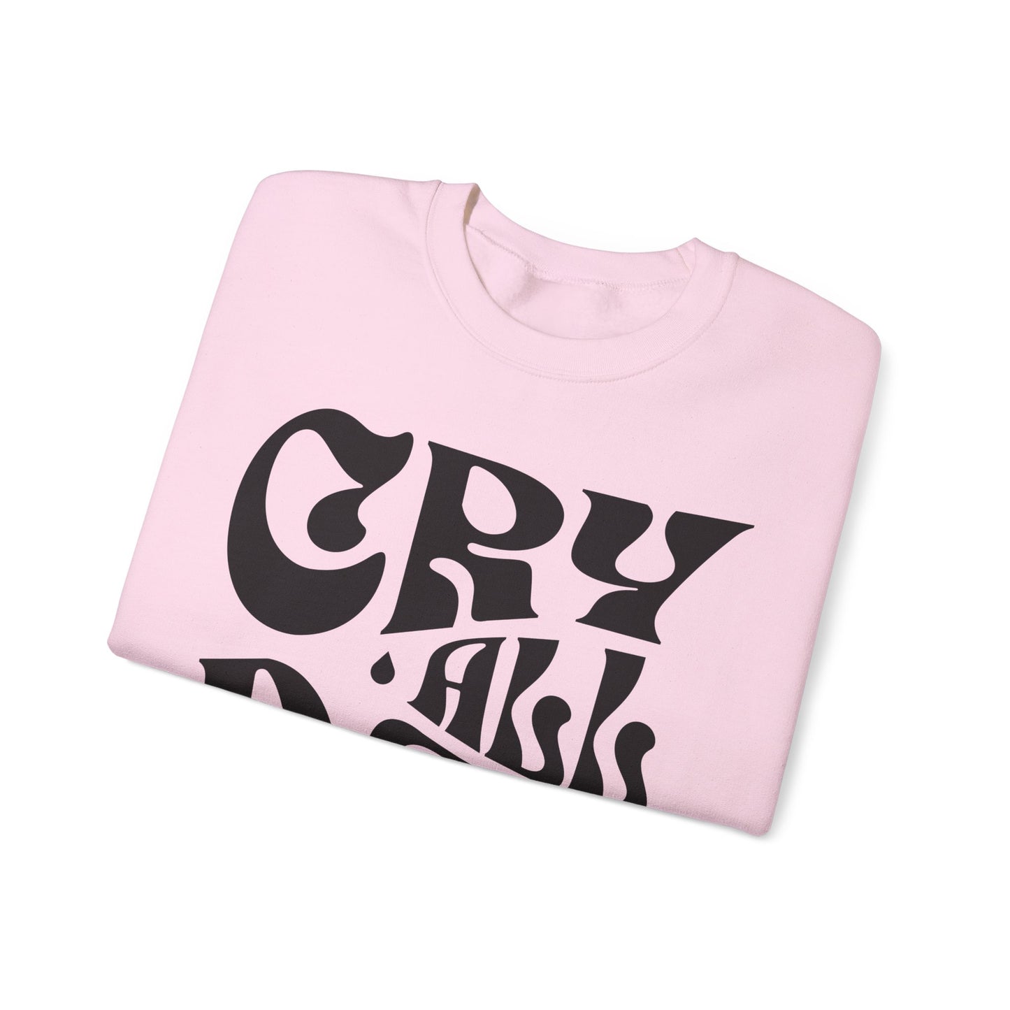 Cry All Day Club Unisex Heavy Blend™ Crewneck Sweatshirt - Grief, Death, Love, Loss, Mourning