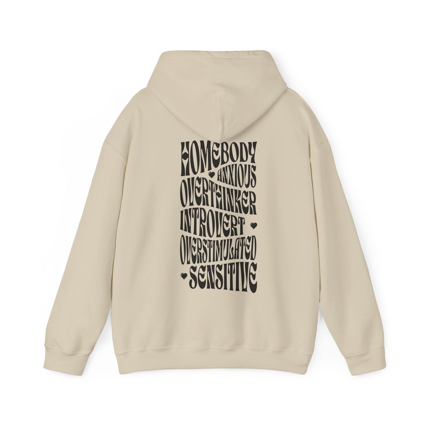 All The Things Unisex Heavy Blend™ Hooded Sweatshirt - Homebody, Anxious, Overthinker, Introvert, Overstimulated, Sensitive