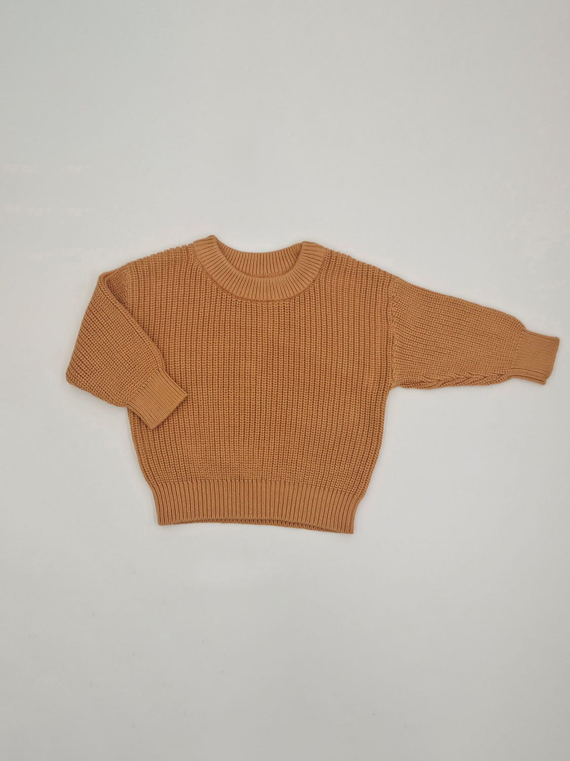 Crew Neck Pullover Cozy Knit Long Sleeve Baby/Kid/Toddler Sweater