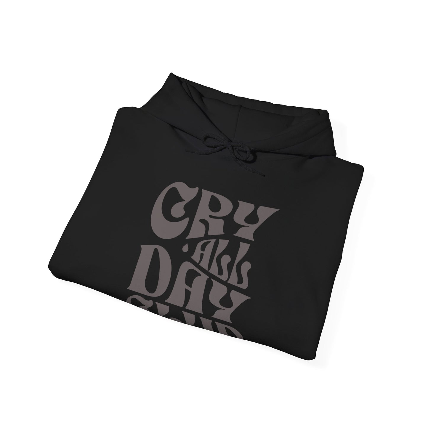 Cry All Day Club Unisex Heavy Blend™ Hooded Sweatshirt - Grief, Death, Love, Loss, Mourning