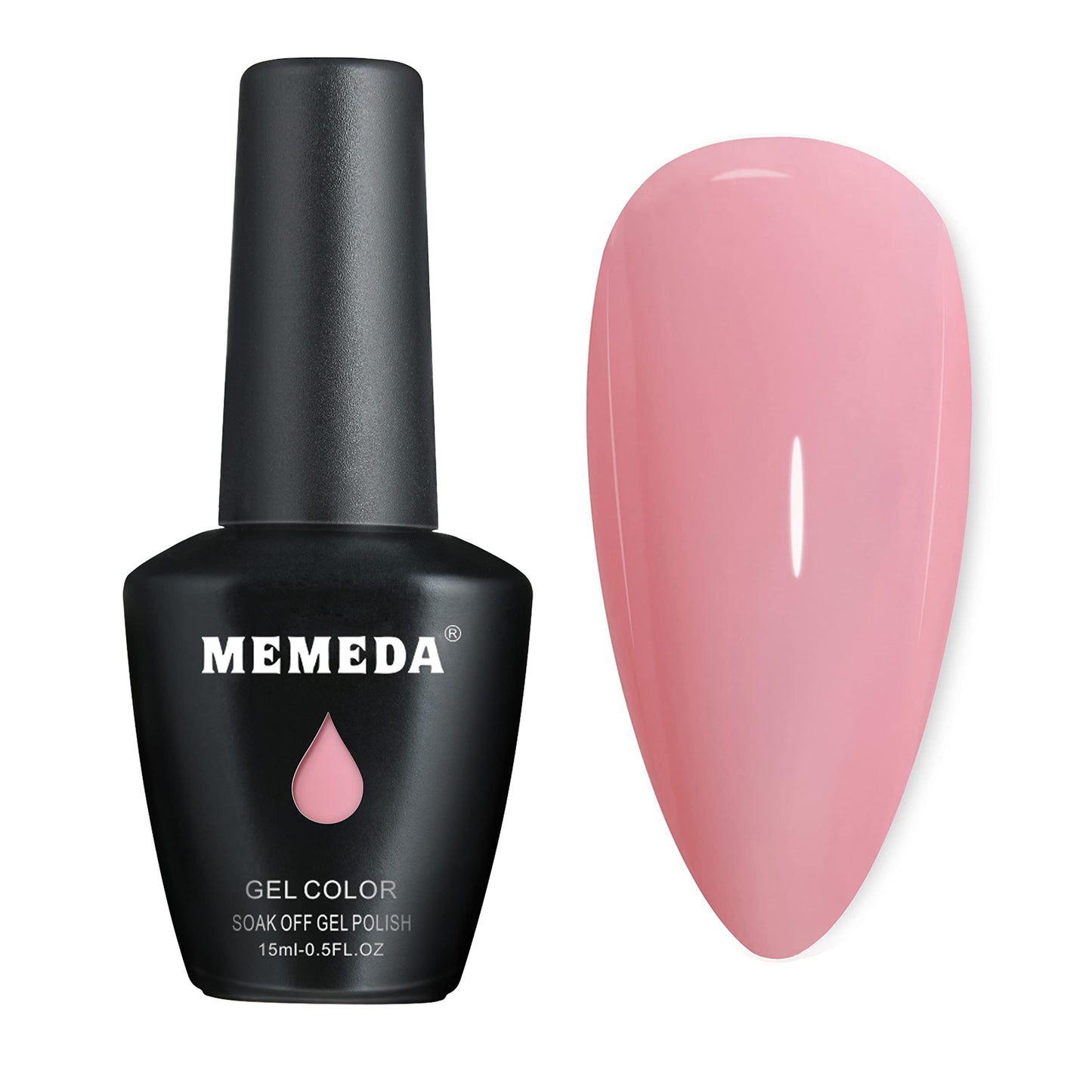 MEMEDA Gel Nail Polish, Neutral Gel Polish, Nude Gel Polish, 0.5 fl oz