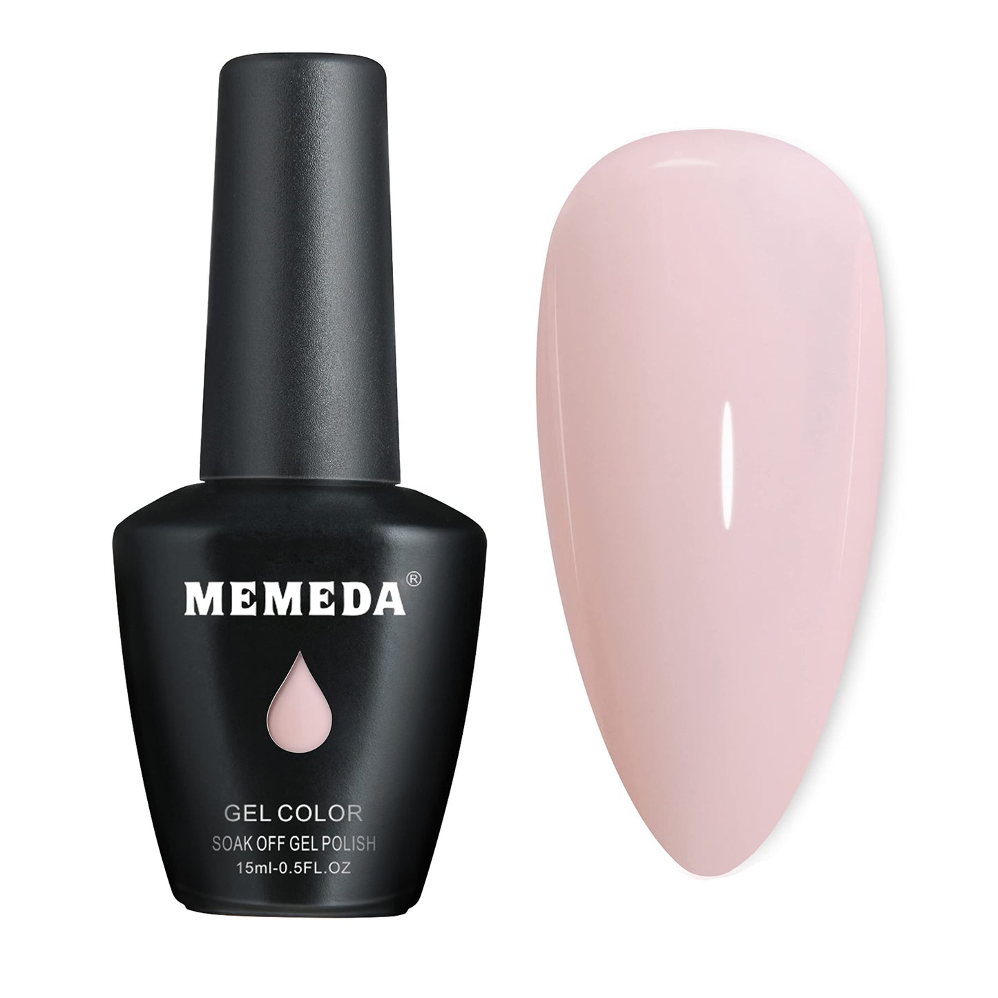 MEMEDA Gel Nail Polish, Neutral Gel Polish, Nude Gel Polish, 0.5 fl oz