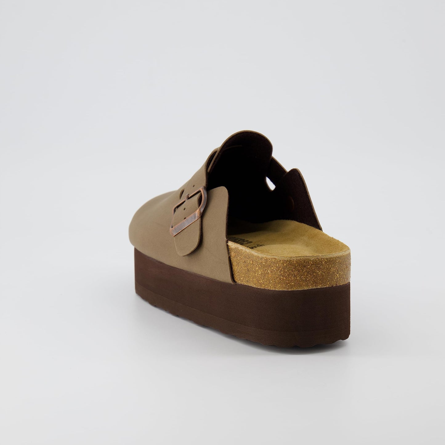 CUSHIONAIRE Women's Loom Cork Footbed Platform Clog with +Comfort, Wide Widths Available