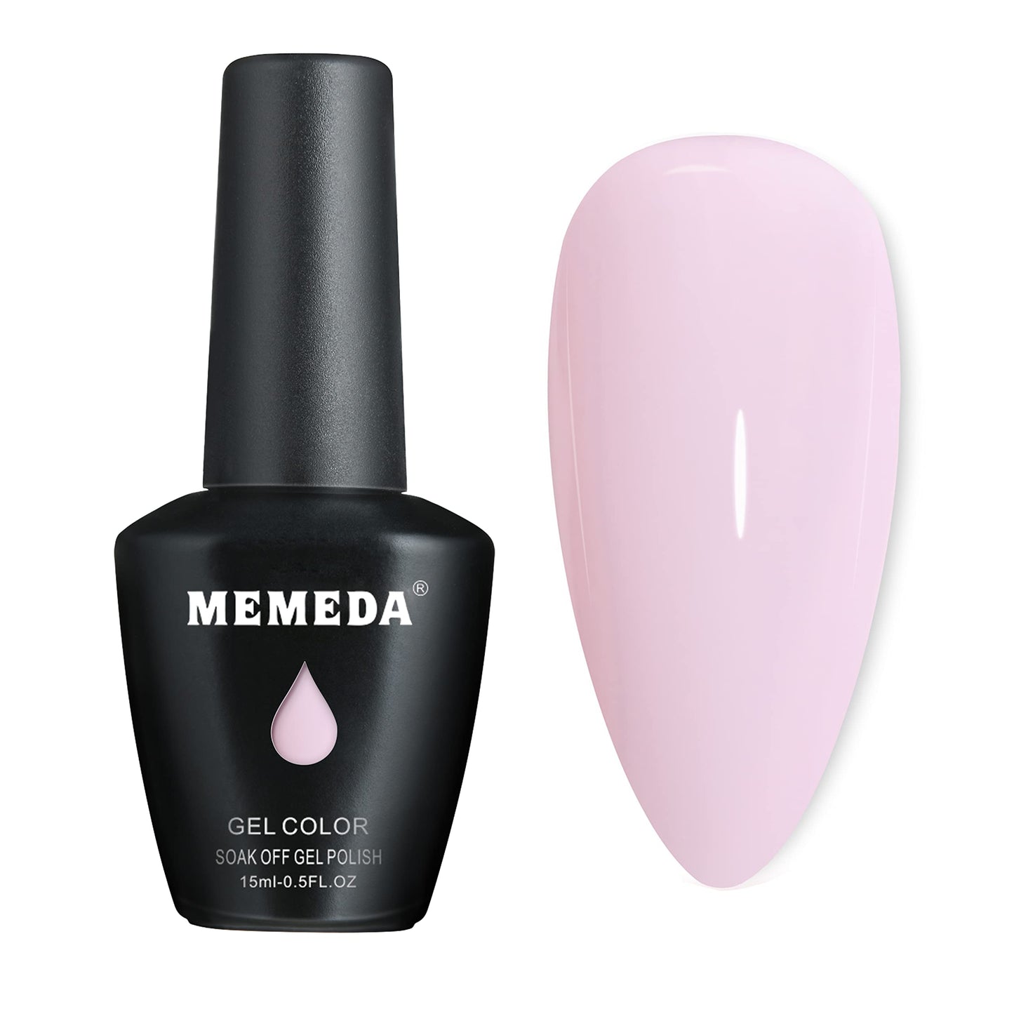 MEMEDA Gel Nail Polish, Neutral Gel Polish, Nude Gel Polish, 0.5 fl oz