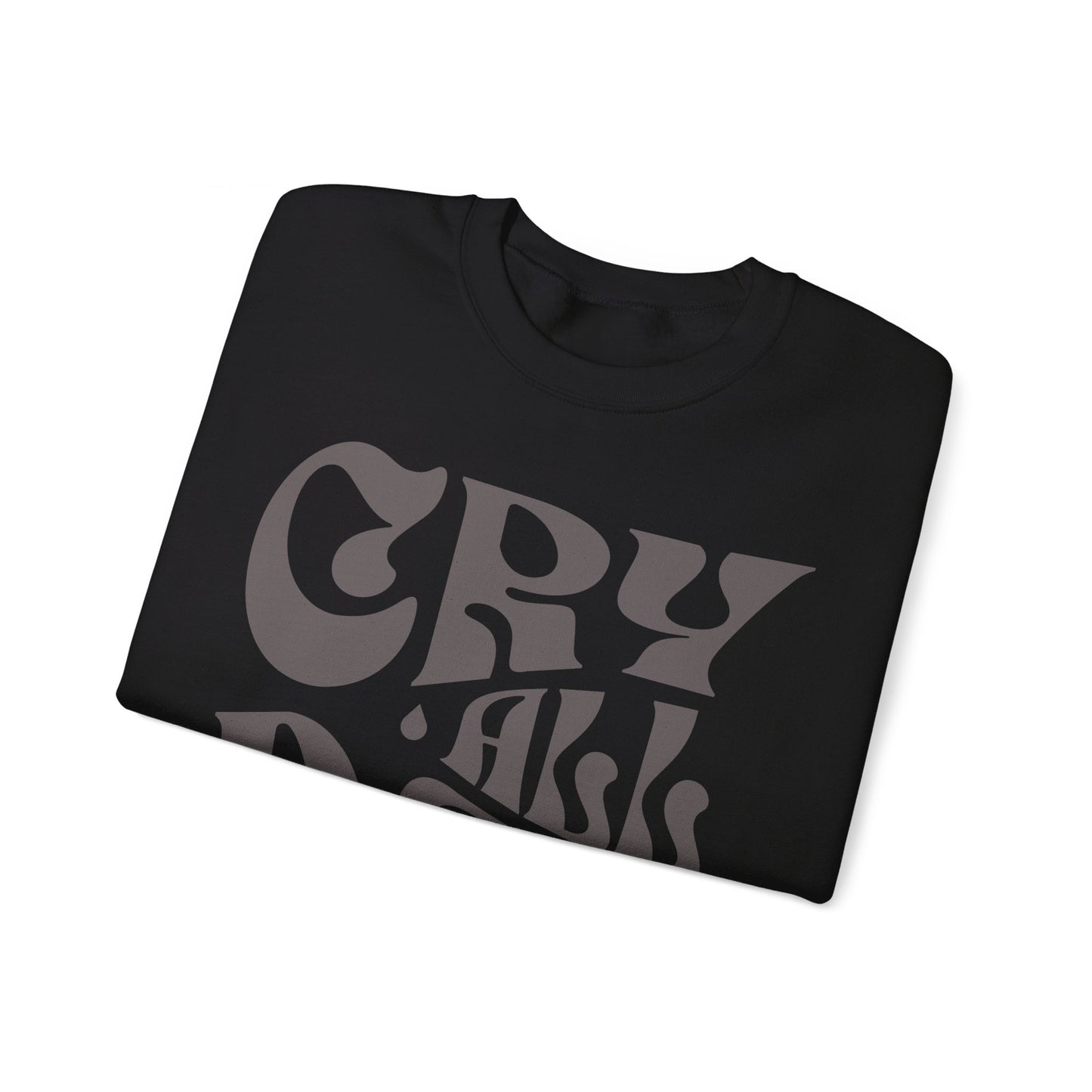 Cry All Day Club Unisex Heavy Blend™ Crewneck Sweatshirt - Grief, Death, Love, Loss, Mourning