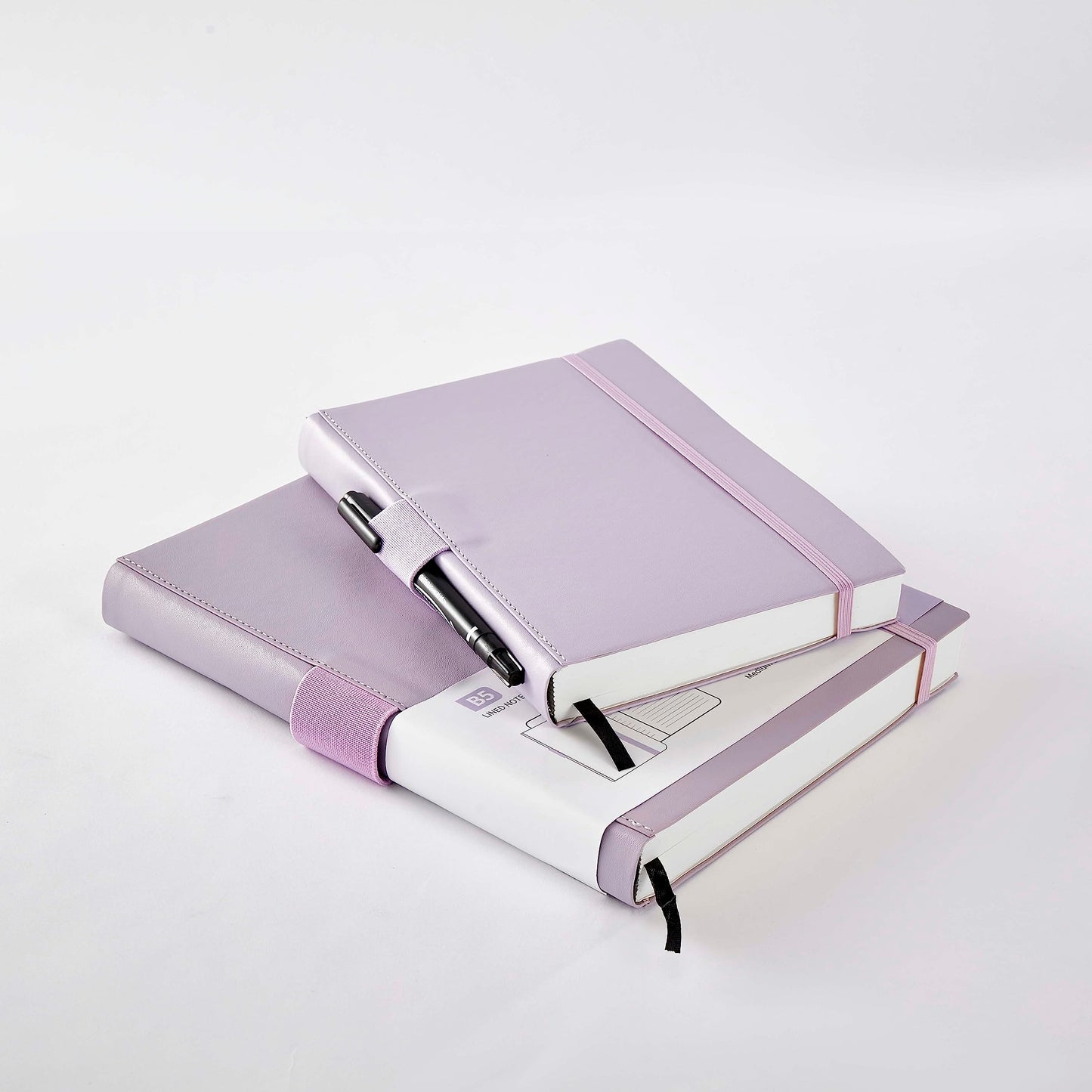 Lined Journals Notebook for Writing Women - 360 Pages,A5 College Ruled 100gsm Lined Paper,Diary,Note Books for Note Taking,Large Soft Cover Journal for Women, 5.75'' X 8.38'' (Purple, A5)