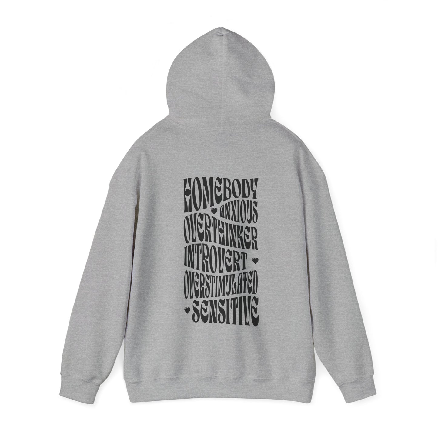 All The Things Unisex Heavy Blend™ Hooded Sweatshirt - Homebody, Anxious, Overthinker, Introvert, Overstimulated, Sensitive