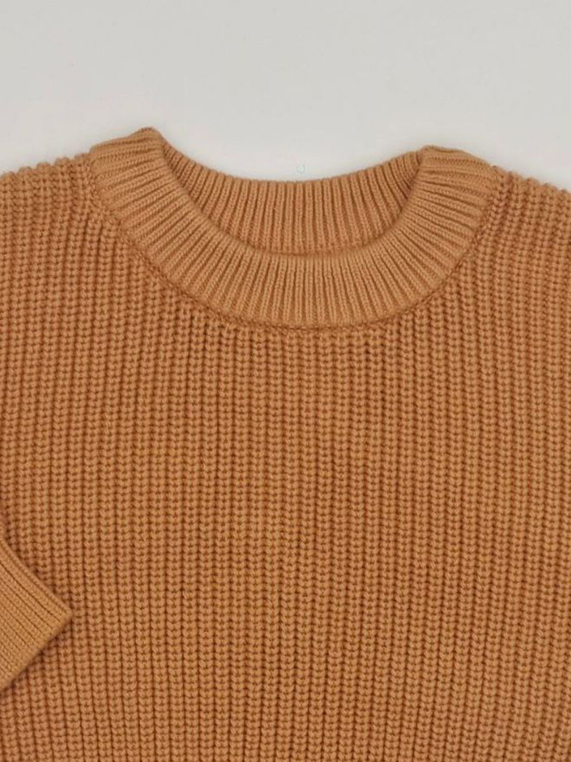 Crew Neck Pullover Cozy Knit Long Sleeve Baby/Kid/Toddler Sweater