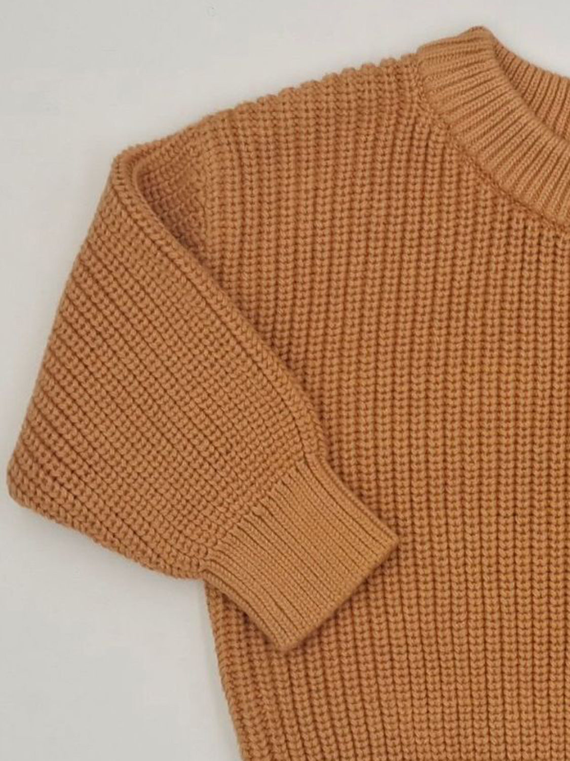 Crew Neck Pullover Cozy Knit Long Sleeve Baby/Kid/Toddler Sweater