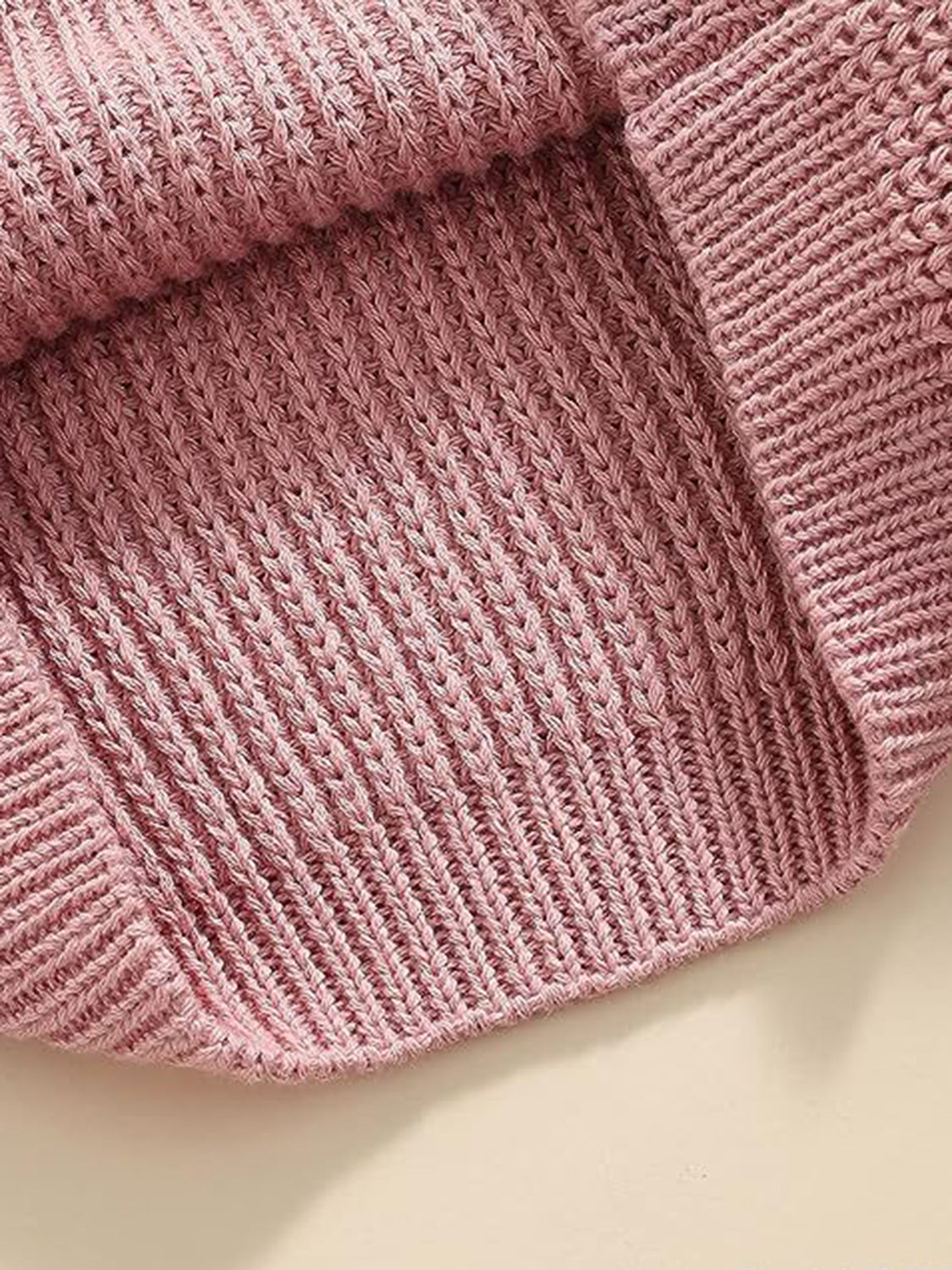 Crew Neck Pullover Cozy Knit Long Sleeve Baby/Kid/Toddler Sweater